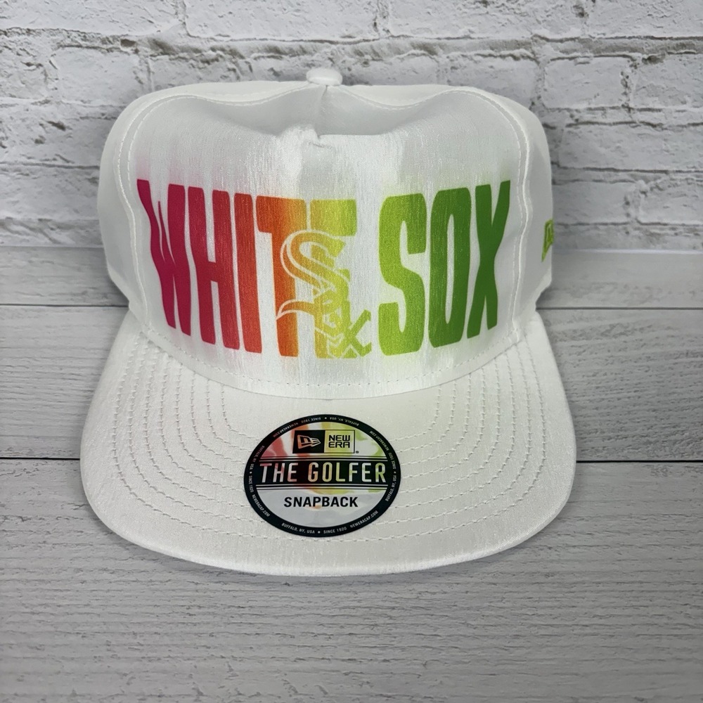 Chicago White Sox New Era Spring Spectrum Golfer SnapBack Hat Cap NEW